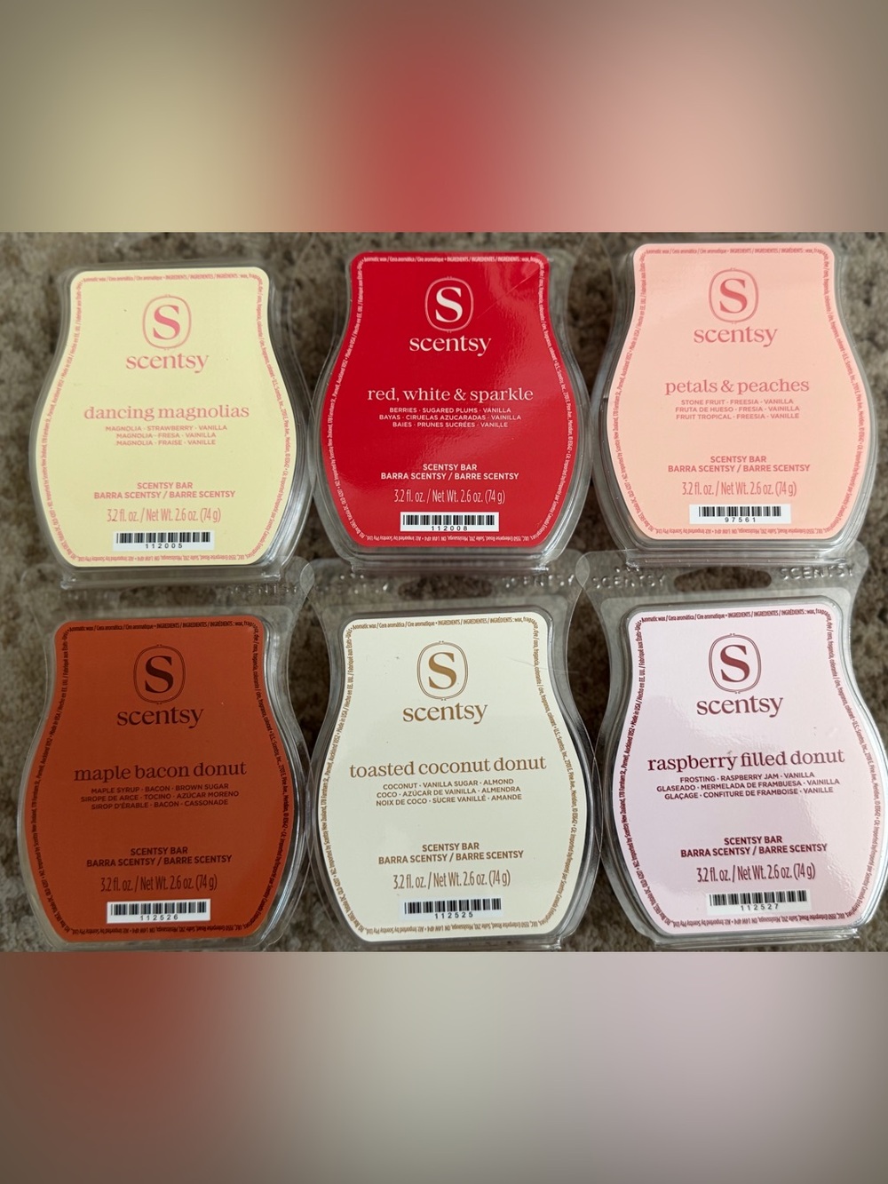 Scentsy variety pack of waxes